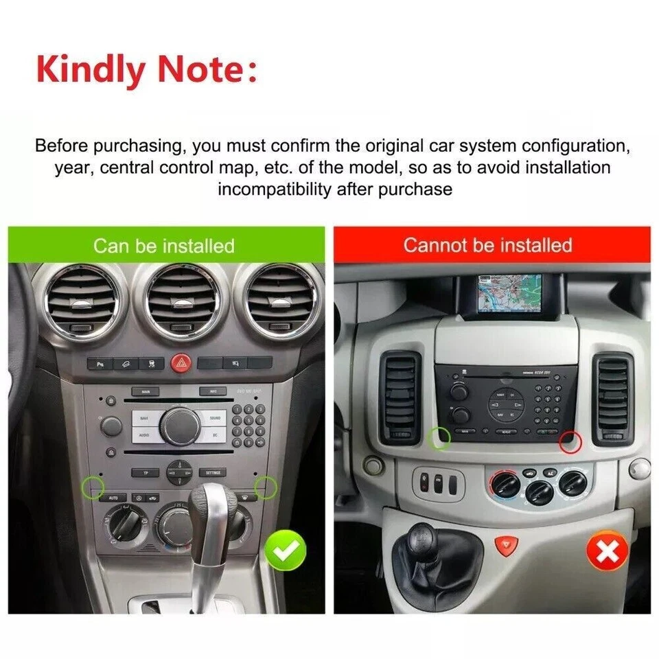 Android14 Apple Carplay Autoradio GPS Für Opel Astra H Corsa C D Meriva Zafira B - Bild 4 von 4