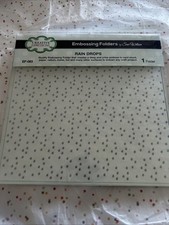 Creative Expressions By Sue Wilson Embossing Folder - Rain Drops BNIP