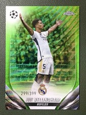 2023-24 Topps Chrome UEFA UCC Jude Bellingham Neon Green Wave Refractor /399