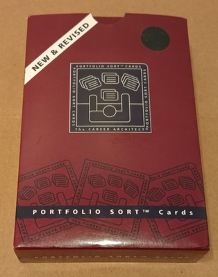The Career Architect Portfolio Sort Cards Version 7.1a 1996 Complete in Box