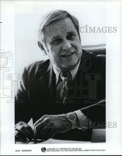 1982 Press Photo Columnist Jack Anderson - pip12000