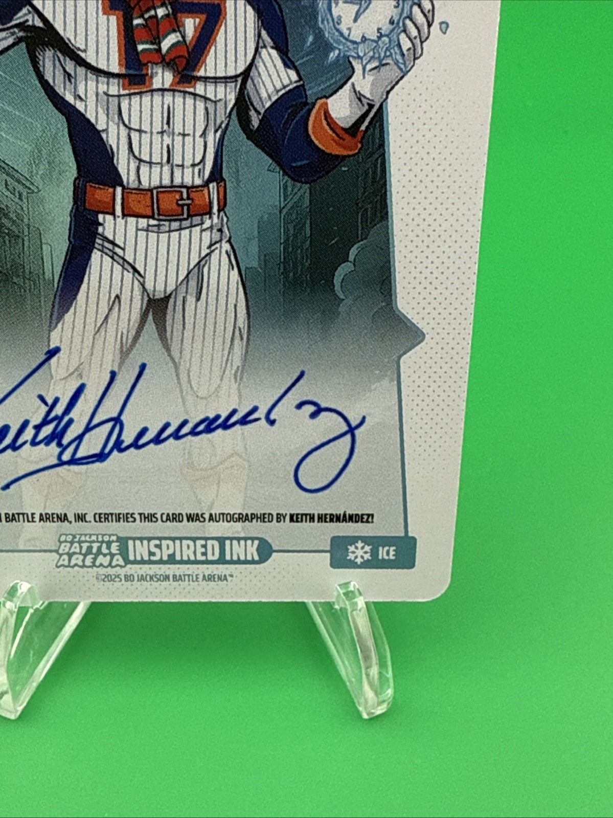 2026 Bo Jackson Battle Arena Nice Game Pretty Boy Keith Hernandez Autograph /50