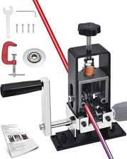 Wire Stripper Machine, 0.06-1 Inch Manual Wire Stripping Machine with Replacemen