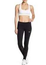 Nike Women's Black Power Epic Running leggings Size XS 938664-010 Mesh calf