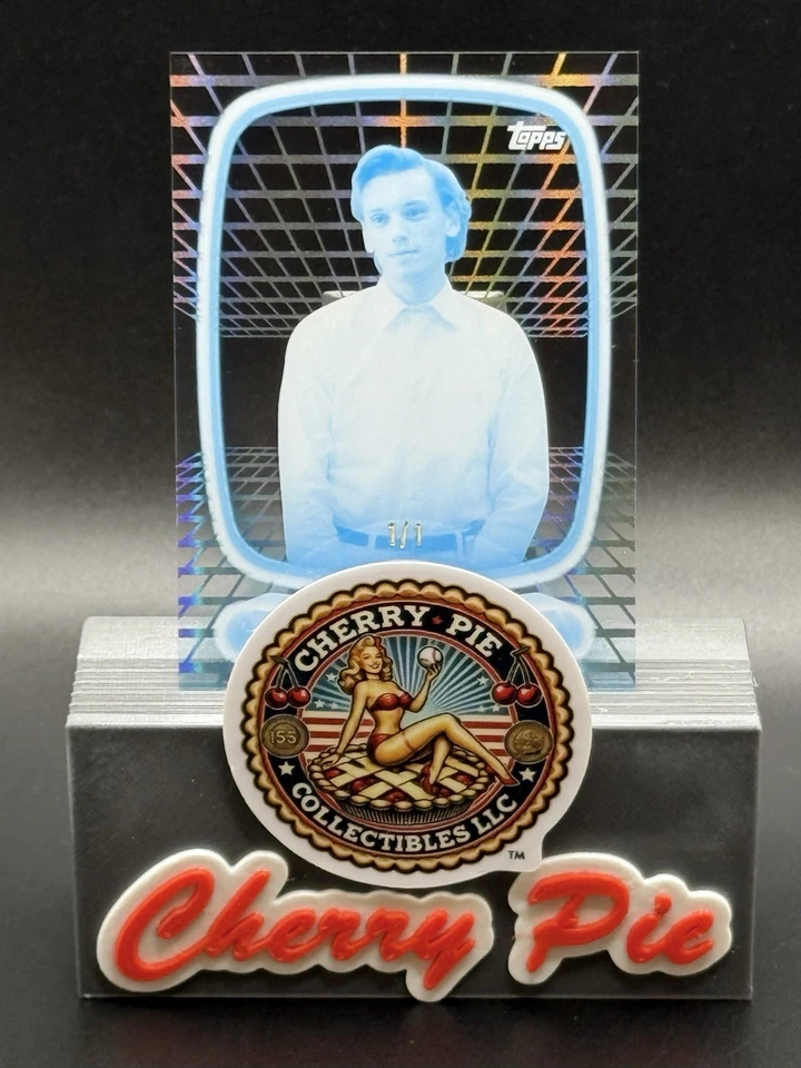 Impresora Topps Stranger Things High Tek Henry Creel 2025 1/1 azul a prueba Foto 3 de 4