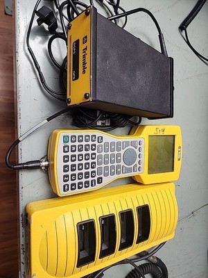 Lot of Trimble GPS Equipment  Charger Cables Parts Only