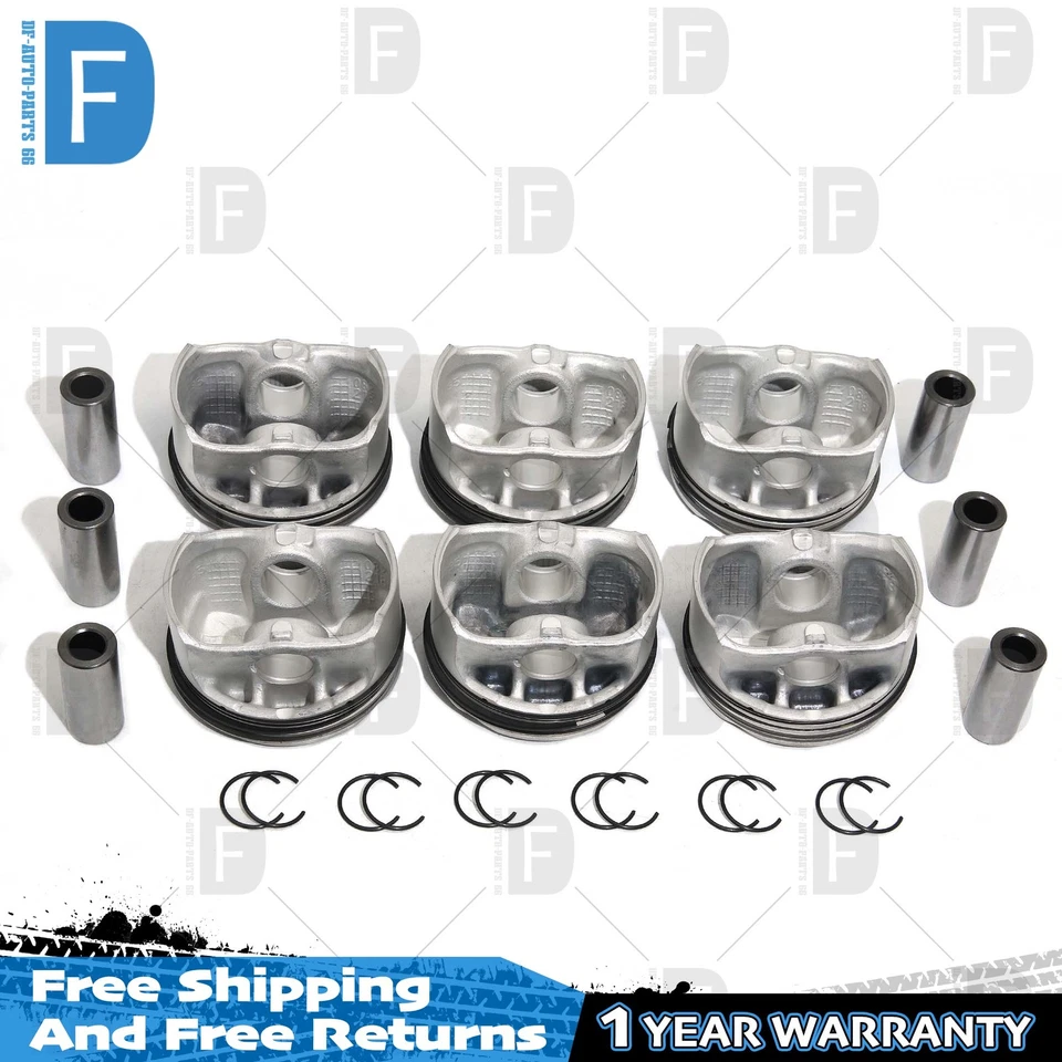 Juego de anillos de pistón MAHLE Φ82+0,5 mm CR 11:1 6 piezas para BMW 325i 523i E93 E30 E83 F10 Foto 2 de 4