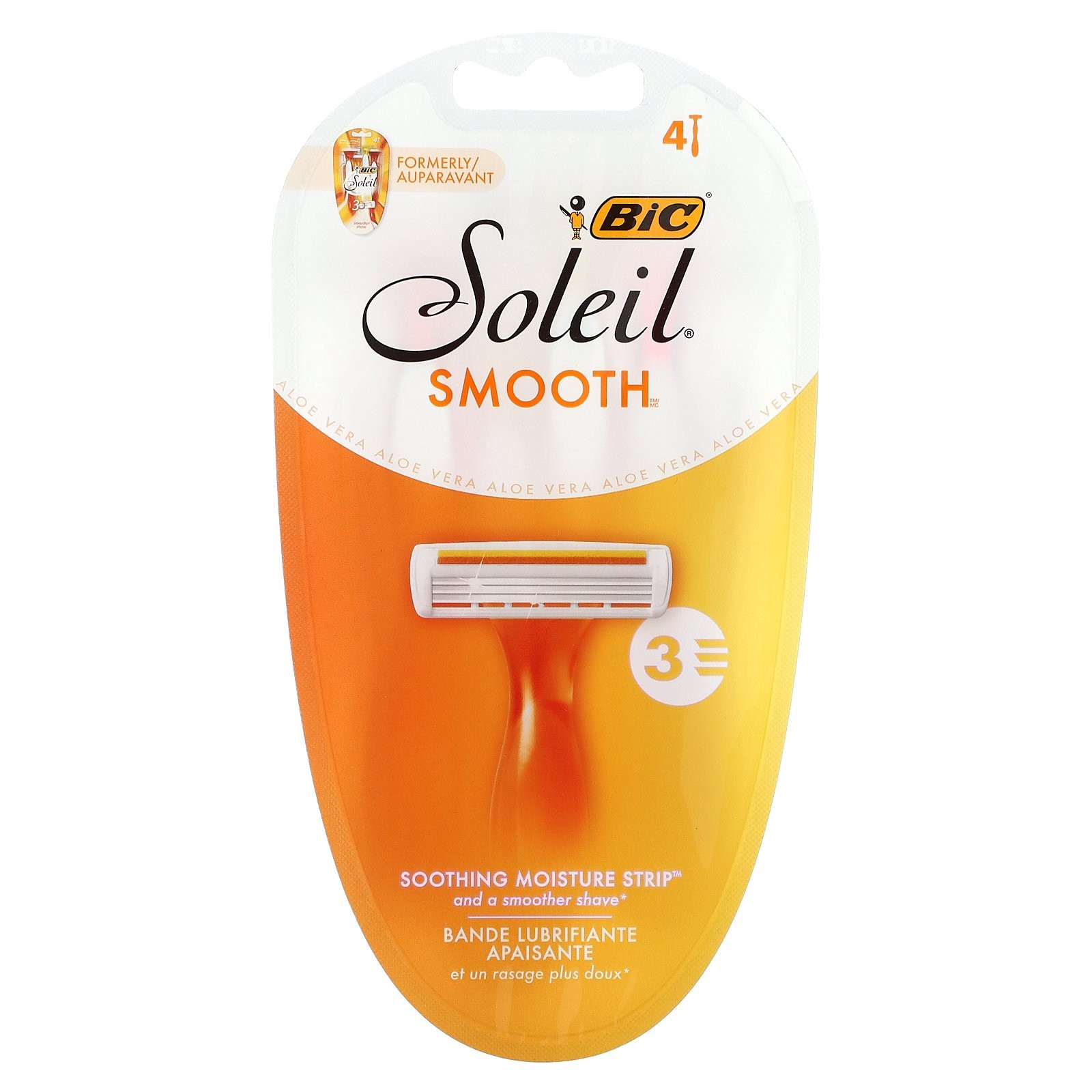 Soleil Smooth Одноразовые бритвы 4 одноразовых бритвы 2790₽