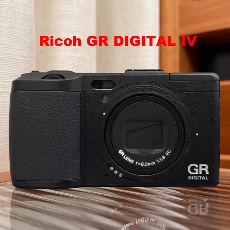 RICOH GR DIGITAL IV 10.4 MP 4x zoom Black Camera W/ 28mm
