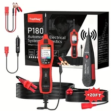 Topdiag P180 Circuit Breaker Finder Tool Fuel Injector Tester Voltage Detector