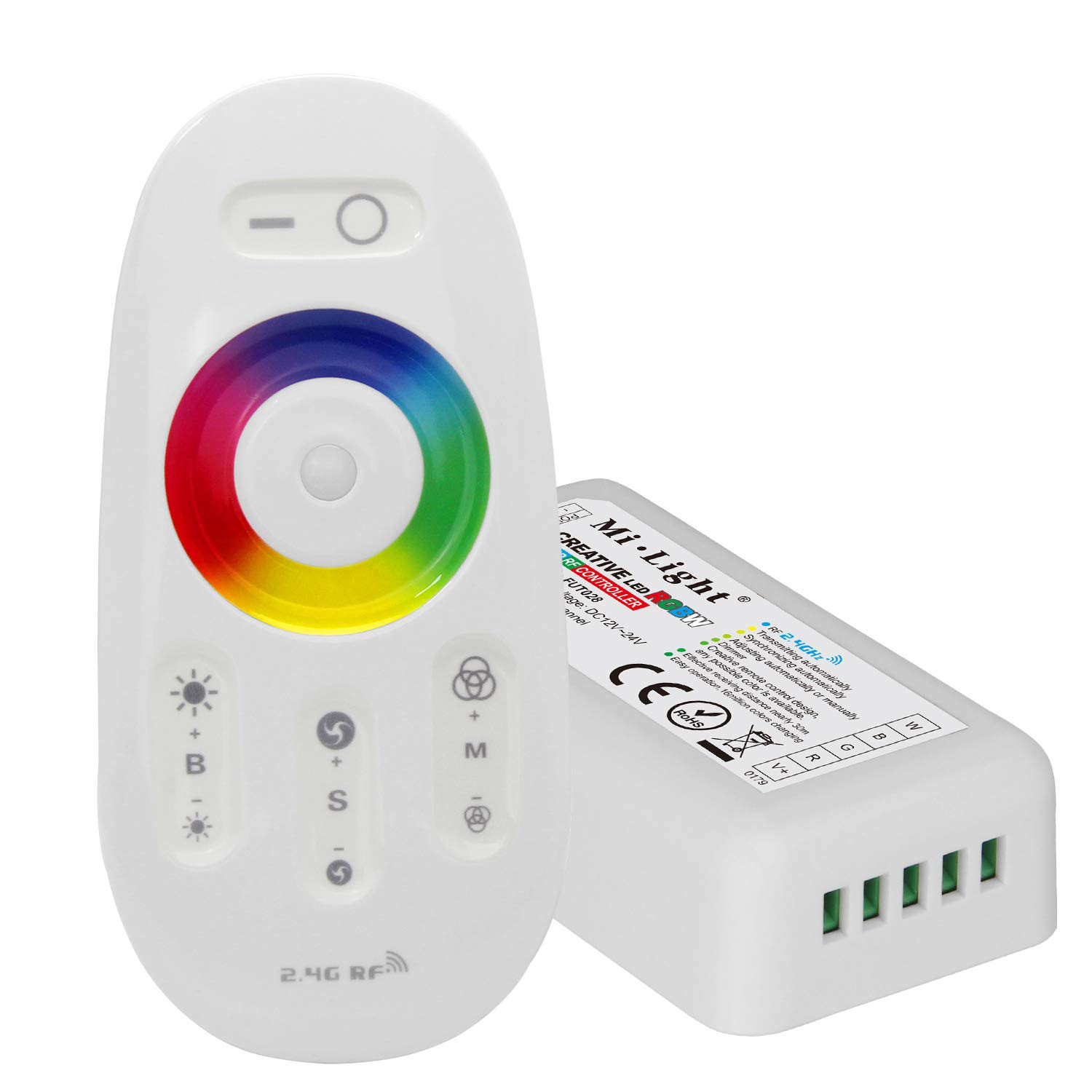 Kit Telecomando LED 2.4Ghz e Controller RF RGBW per Strisce LED 4 Zone - 2
