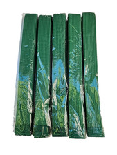 Lot of 5 Taekwondo, Karate Martial Arts Green Belts Approx. 112" Size 5