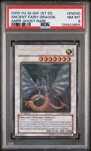 Ancient Fairy Dragon ANPR-EN040 1st Edition-Ghost Rare Yugioh PSA 8 Nm-Mt *655