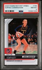 2025 PANINI INSTANT WNBA #198 SOPHIE CUNNINGHAM/1257 PSA 8 LOW POP