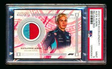 2023 Topps Eccellenza F1 Reliquia Alexander Albon Red Patch #05/10 PSA 9 Mint!
