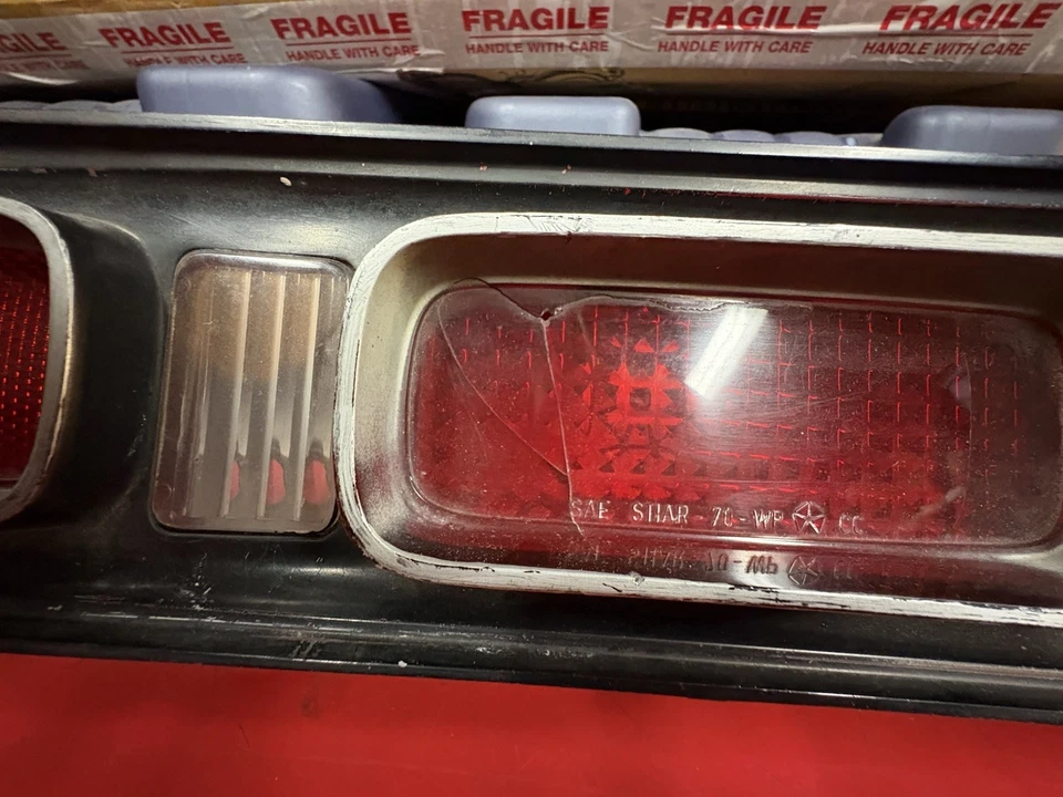 1970 Dodge Coronet R/T RT 500 Used Left & Right Tail Lights Bases Original Mopar - Image 2 of 4