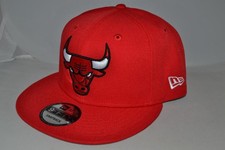 AUTHENTIC NEW ERA CHICAGO BULLS 2 TONE COLOR SNAPBACK RED NEW CAP NBA HAT