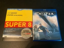 Super 8 Blu-Ray & Twister Blu-Ray Duo NO DVD Or DIGITALS