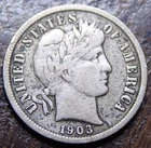 1903 Barber Dime (G)