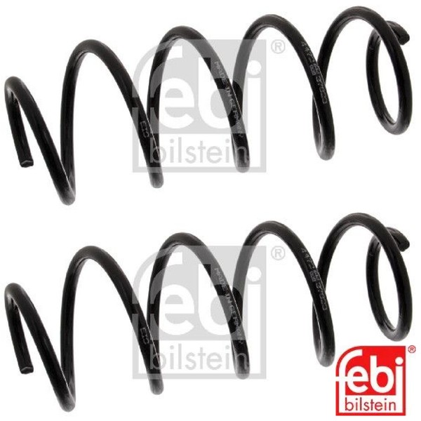 2X Fahrwerksfeder Febi Bilstein 37823 2 Federn Satz Federnsatz FüR Skoda-image