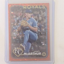 Topps 2024 Series 2 James McArthur RC #434 Red Foil /299 Kansas City Royals