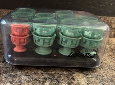 Clairol Lock N Roll Hot Curlers Rollers 24 Spoolies Model BT-1 Hair Curlers