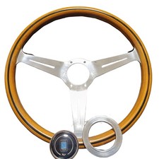 Nardi Classic 365mm 36.5cm Wood Steering Wheel Polished Miata Na S30z Fj 911 Bmw