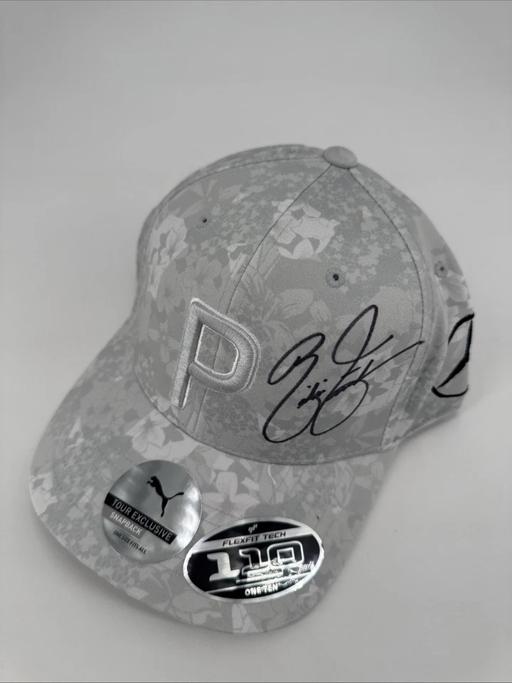 RICKIE FOWLER Signed Autographed Puma Hat Tour Exclusive Snapback. Floral Design - Image 2 of 4