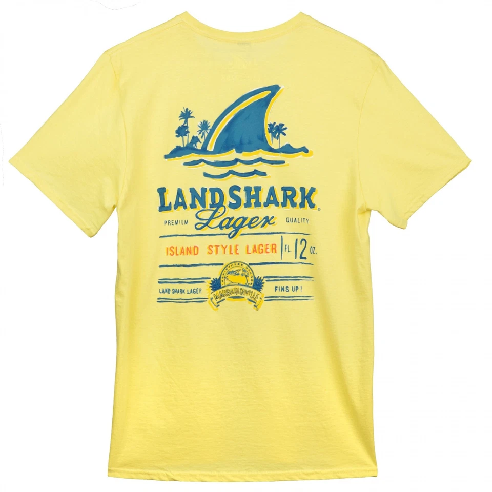 Camisa amarilla grande Landshark "Margaritaville" Foto 2 de 2