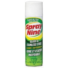 SPRAY NINE GLASS & STAINLESS STEEL CLEANER 600G C23319