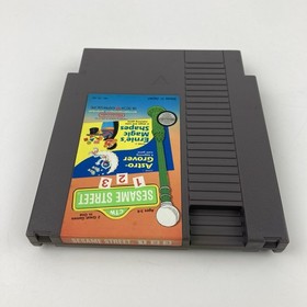 Sesame Street ABC & 123 - Authentic Nintendo NES Game - Tested  & Works