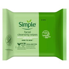 Kind to Skin Cleansing Facial Wipes, 25 Count Pack of 6 