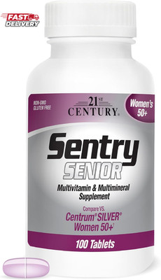 21St Century Sentry Senior Women 50 plus Tablets, 100 Count (27542)