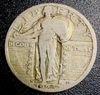 1926-S Standing Liberty Quarter, 90% Silver VF Details