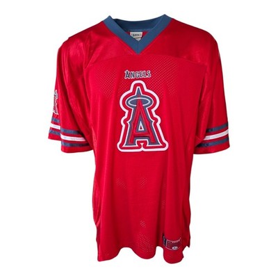 Lee Sport Anaheim Angels Red Mesh Baseball Jersey Men s Size XL - Vintage 90s St
