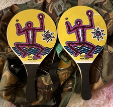 Vintage beach paddles - beach tools by Sipa Sipa made in Taiwan