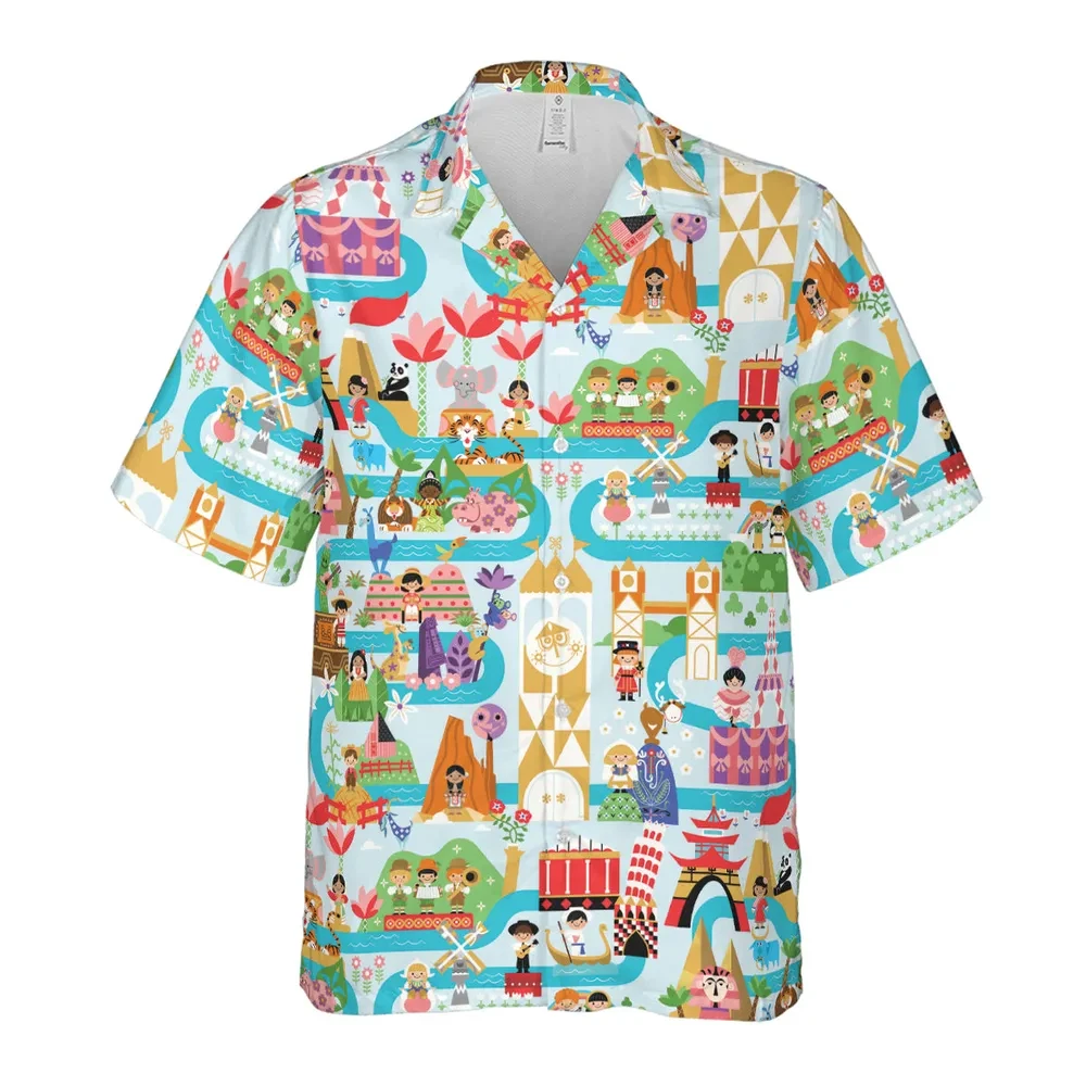 It's Small World Map Hawaiian Shirt