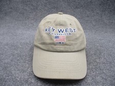 Key West Florida Hat Cap Youth Beige Strap Back Child American Flag