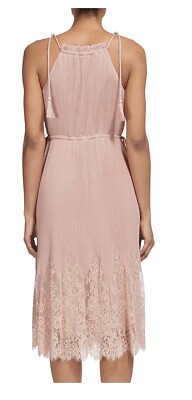 whistles pink lace dress WHISTLES Anouk Frill Lace Dress