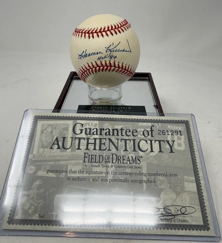 Harmon Killebrew “HOF84”  Autographed Baseball Field Of Dreams Authenticated