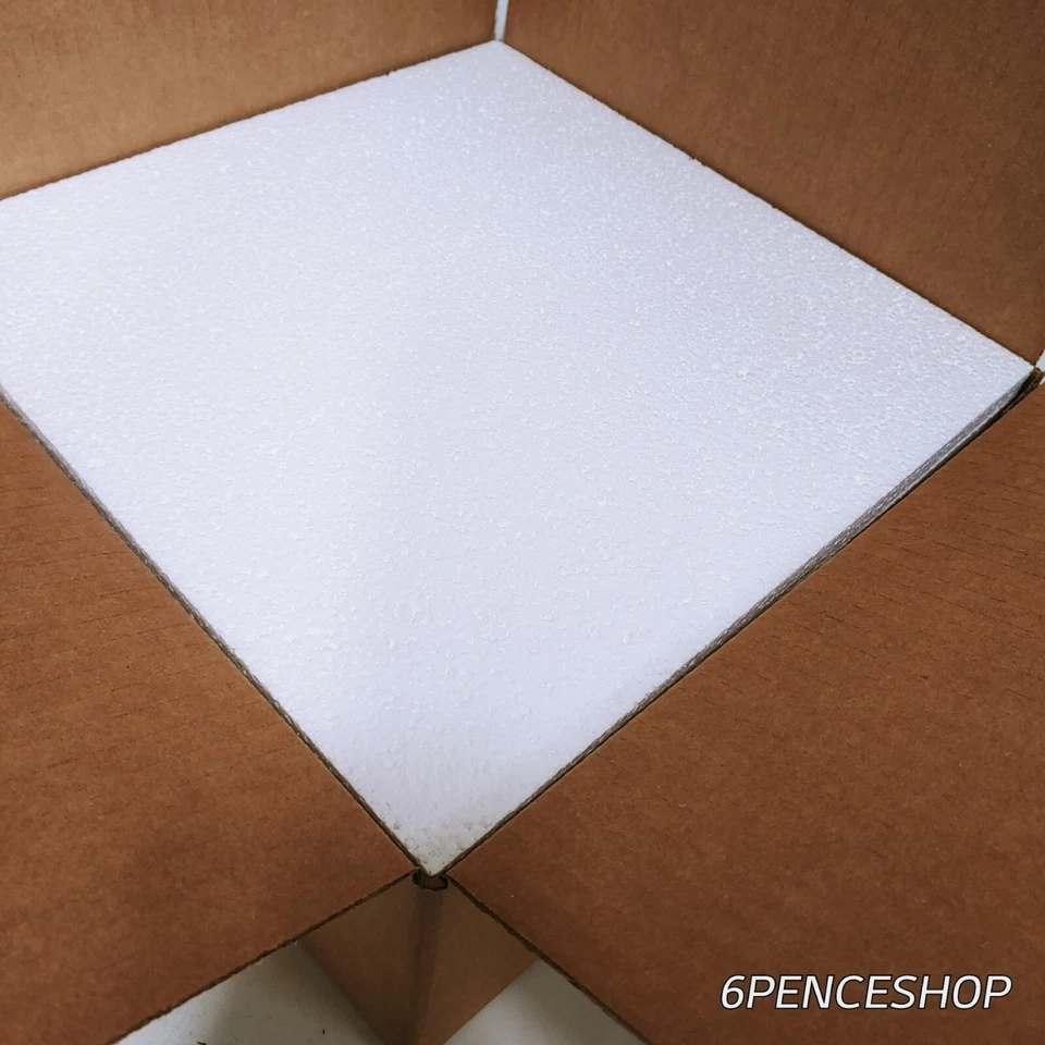 lote de hojas de espuma de polietileno de 12 pulgadas: 12" x 12" x 1/2" cantidad 12 para paquete hágalo usted mismo Foto 3 de 4