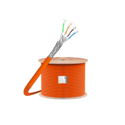 CAT.7 Laying Cable Network Cable Installation Cable Orange 250m AWG23 LAN 10GB - Picture 1 of 7