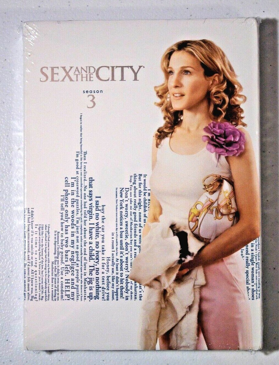 SEX AND THE CITY - Season 3 - DVD - New Packaging w/ SLIPCOVER 