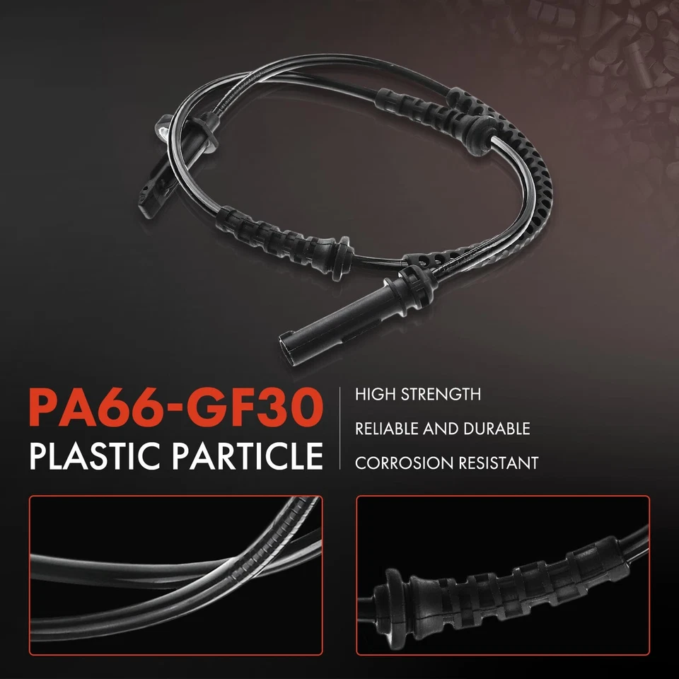 Sensor de velocidad de rueda ABS delantero y trasero 4 piezas para BMW X1 X2 Mini Cooper Countryman Foto 4 de 4