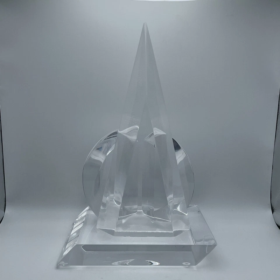 Mid-Century Modern Original Van Teal Lucite Sculpture Signed - Image 4 of 4