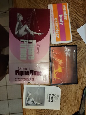 Scandia Figure Firmer Model #99 With Original Box Vintage Doorway Exercise
