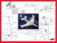 Model Airplane Plans (UC): Spitfire F-65 20" Wingspan for .065 by Mel Anderson
