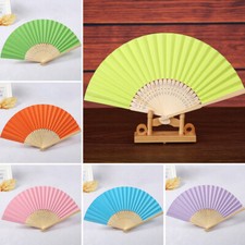 Paper Hand Fans Chinese Style Folding Pocket Fan Wedding Party Favors Blank
