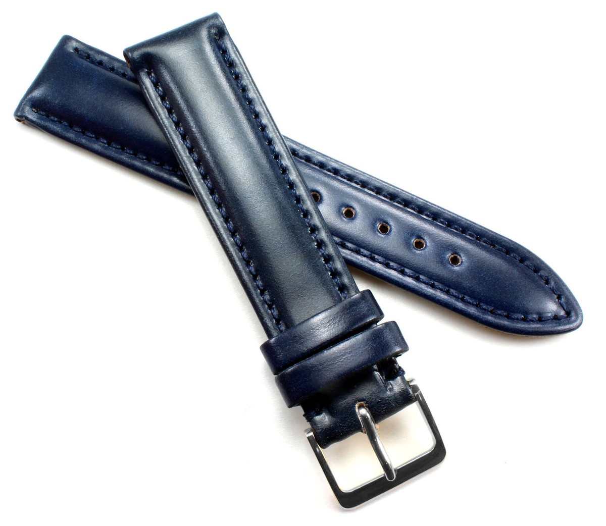 20mm HORWEEN Genuine SHELL CORDOVAN 25/32in German Manufacturer - Main Image