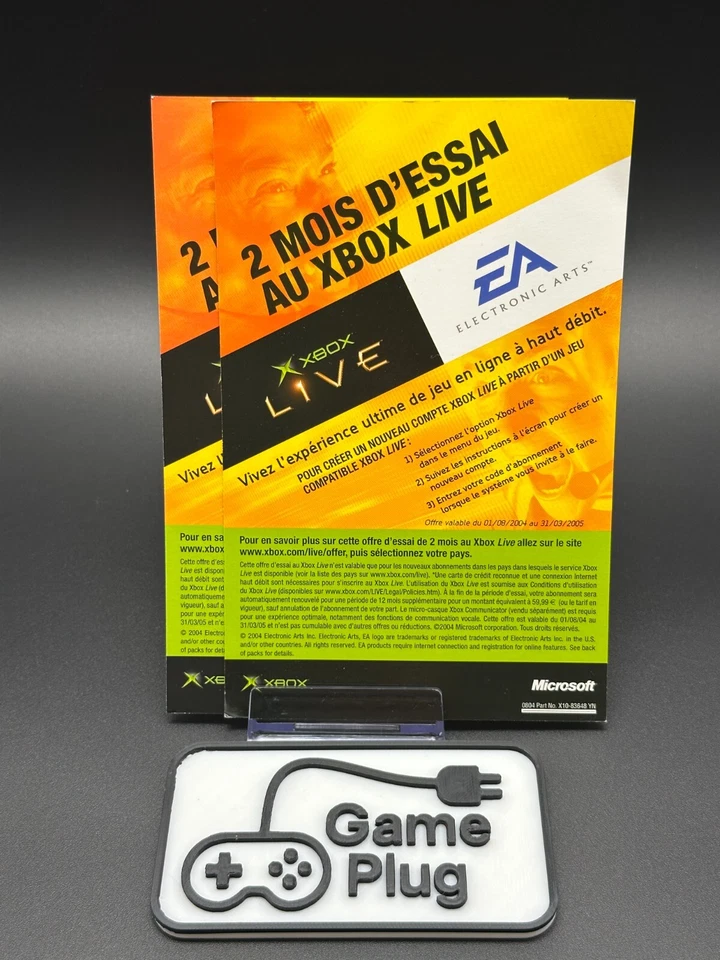Original Xbox Live 2 Monat Probemitgliedschaft Xbox Classic 9 STÜCK - Bild 3 von 4